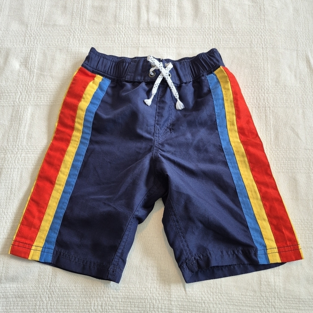 Hanna Andersson boys size 110 or 5 swim shorts VGUC